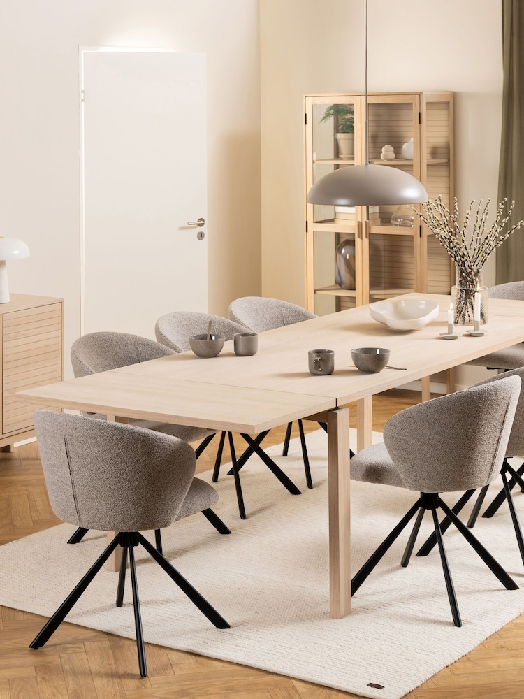 Actona White Oak Linley Dining Table - Image 2 of 6