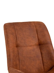 Actona Set of 2 Black Oak Waylor Dining Chairs - Image 6 of 6