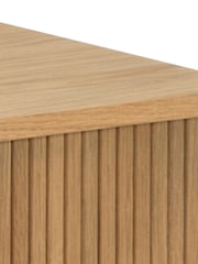 Actona Oak Langley Coffee Table Sliding Door - Image 4 of 5