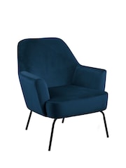 Actona Blue Melissa Lounge Chair - Image 2 of 6