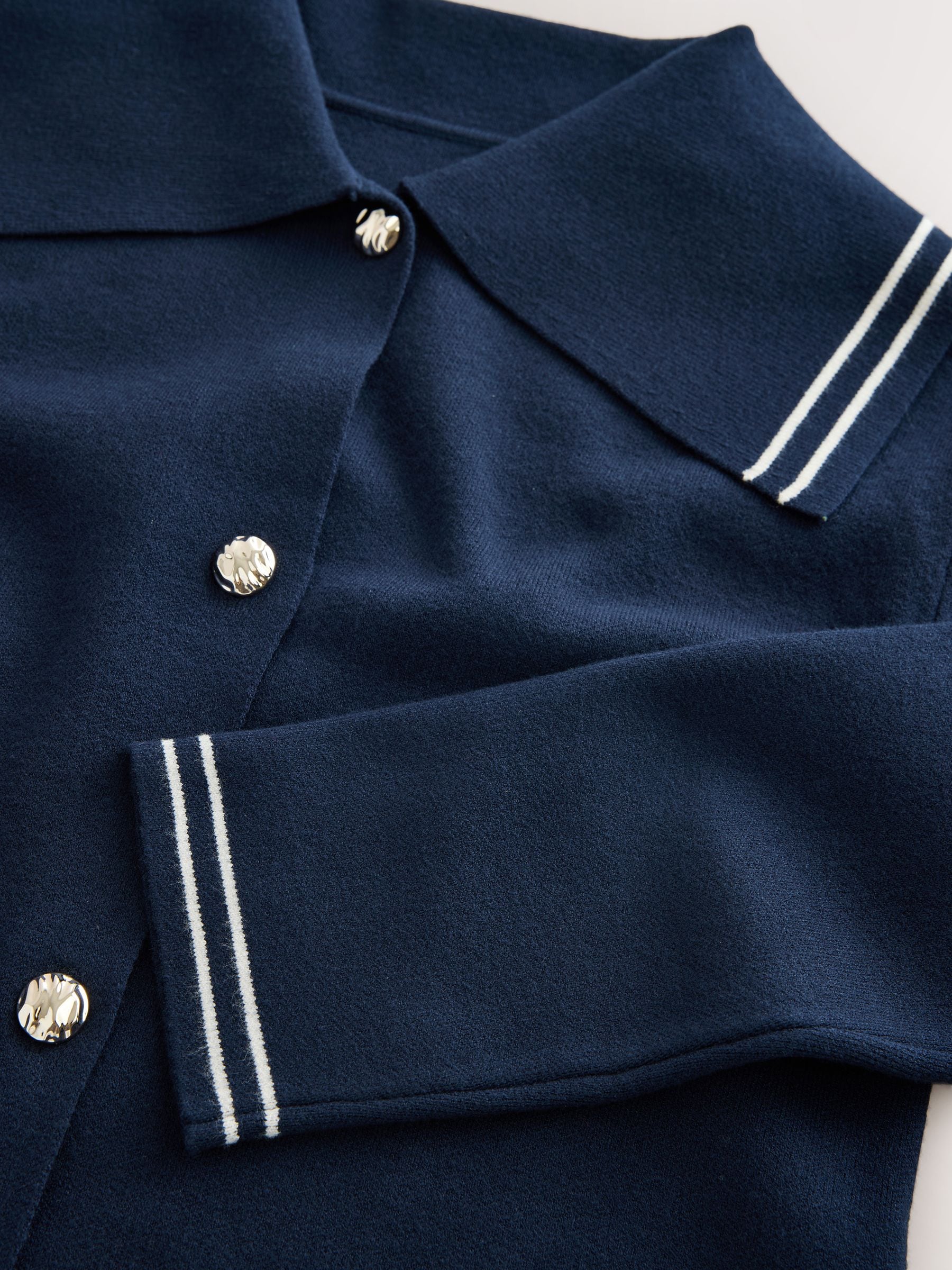 Buy Navy Sailor Collar Cardigan from Next USA