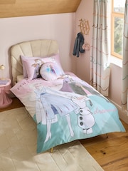 Pink Disney Frozen Duvet Cover and Pillowcase Set - Image 1 of 4