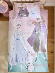 Pink Disney Frozen Duvet Cover and Pillowcase Set - Image 3 of 4