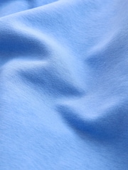 Bright Blue Relaxed Fit Essentials Longline Sweatshirt with Pockets - Image 4 of 4