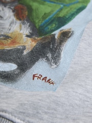 Grey License Frankie Thorpe Sausage Dog Graphic Sweatshirt - Image 8 of 8