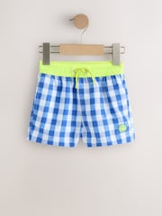 بلیو گنگھم - پرنٹ شدہ تیراکی کے شارٹس (3mths-7yrs) - تصویر 5 از 9