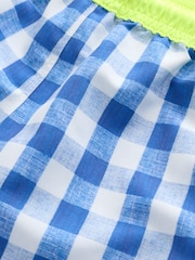 بلیو گنگھم - پرنٹ شدہ تیراکی کے شارٹس (3mths-7yrs) - تصویر 9 از 9