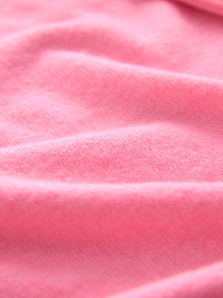 Fluro Pink - Superweiches Strickoberteil mit kurzen Ärmeln - Bild 8 von 8