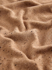 Camel Brown Neppy Soft Touch Crew Neck Cotton Rich Jumper - Image 7 of 7