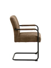 Actona Brown Adele Dining Chair Set of 2 - Image 5 of 6