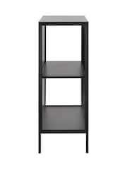 Actona Black Newcastle Low 2 Door Display Cabinet - Image 4 of 4