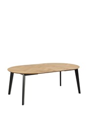 Actona Black Oak Georgetown 4 Seater Round Dining Table - Image 6 of 6