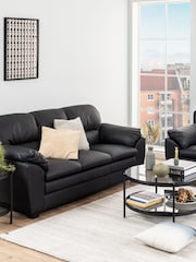 Actona Black Bayonne Round Coffee Table Top - Image 1 of 5