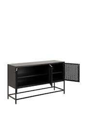 Actona Black Newcastle 3 Door Raised Sideboard - Image 5 of 6