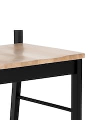Actona Set of 2 Black Elvira Dining Chairs - Image 6 of 6