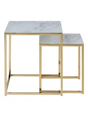 Actona White Alisma Nest of Tables - Image 1 of 5