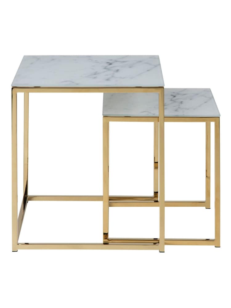 Actona White Alisma Nest of Tables - Image 1 of 5