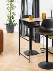 Actona Black I_Oregon Bar Stool - Image 1 of 6