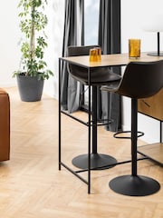 Actona Black I_Oregon Bar Stool - Image 2 of 6