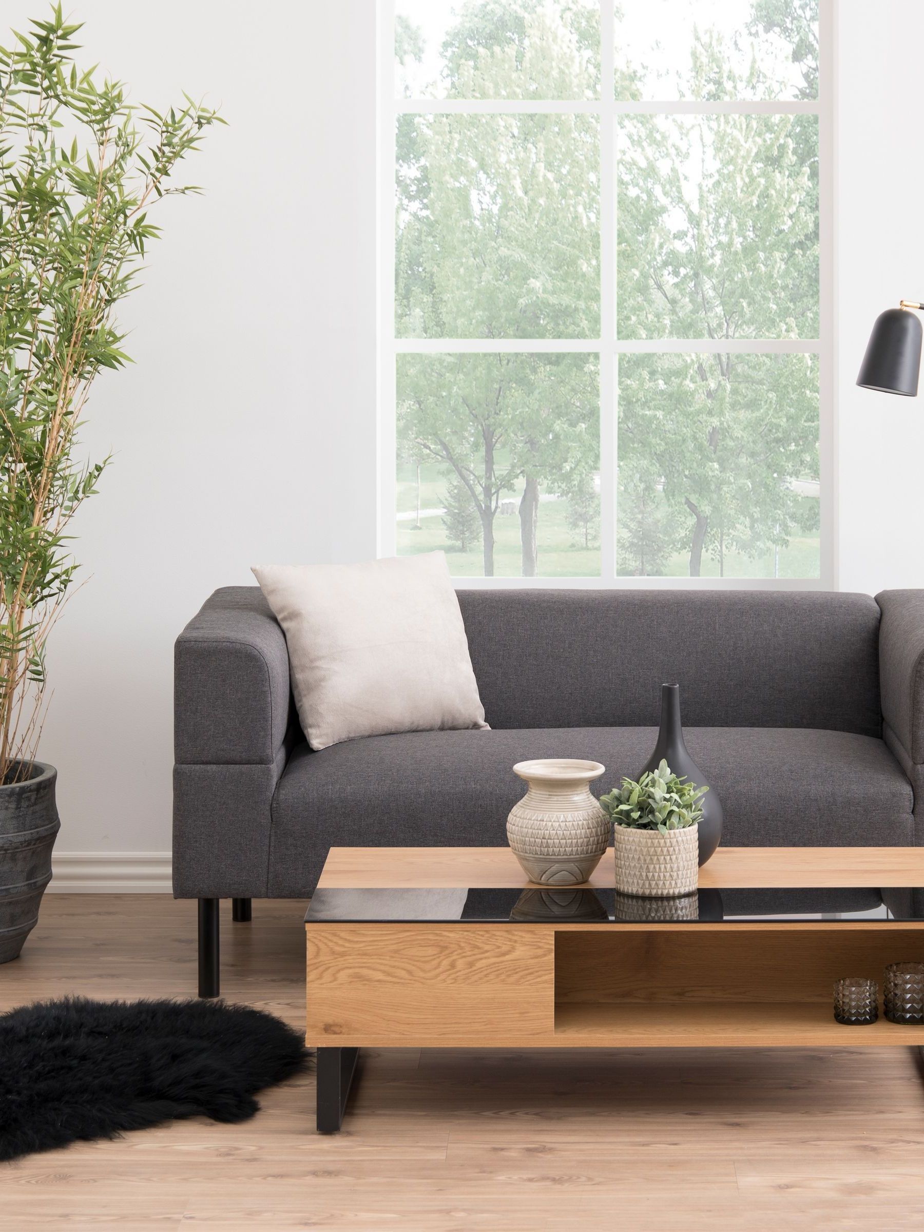 Actona Unisex Black Oak Azalea Lift Up Coffee Table - Image 1
