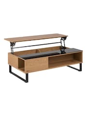 Actona Black Oak Azalea Lift Up Coffee Table - Image 5 of 5
