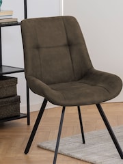 Actona Set of 2 Grey Waylor Dining Chairs - Image 2 of 6