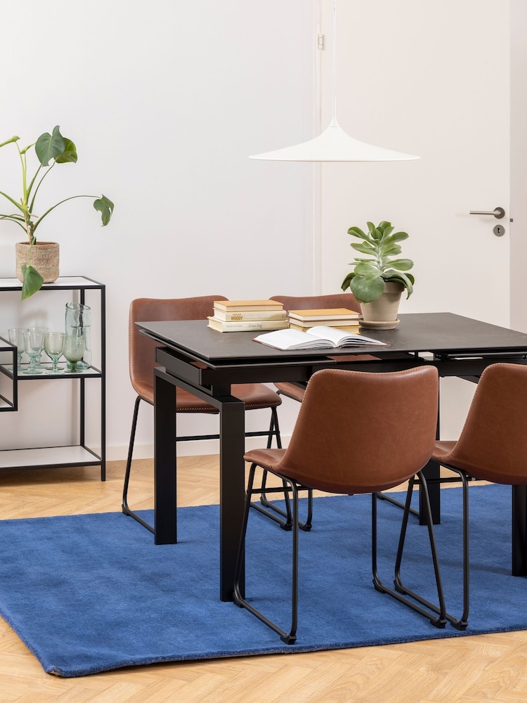 Actona Set of 2 Brown I_Oregon Dining Chairs - Image 1 of 6