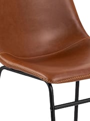 Actona Set of 2 Brown I_Oregon Dining Chairs - Image 6 of 6