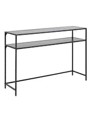 Actona Black Seaford Metal Console Table - Image 2 of 6