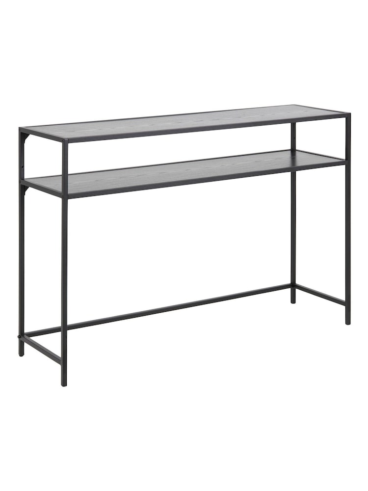 Actona Black Seaford Metal Console Table - Image 2 of 6