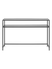 Actona Black Seaford Metal Console Table - Image 3 of 6
