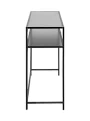 Actona Black Seaford Metal Console Table - Image 4 of 6