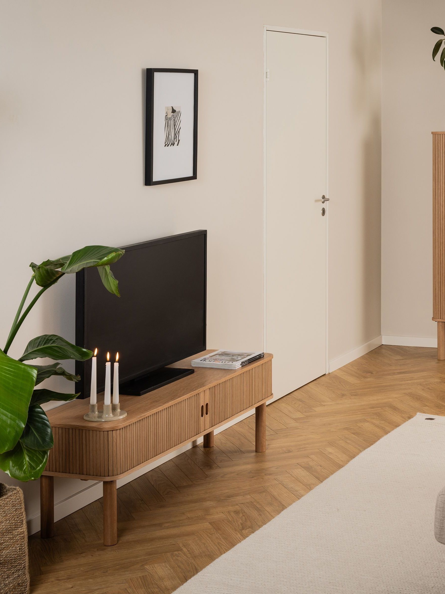 B&Q - Langley 2 Door Tv Unit In Oak Effect - Image 3