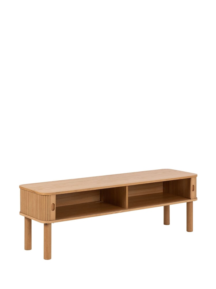 Actona Oak Langley TV Unit - Image 6 of 6