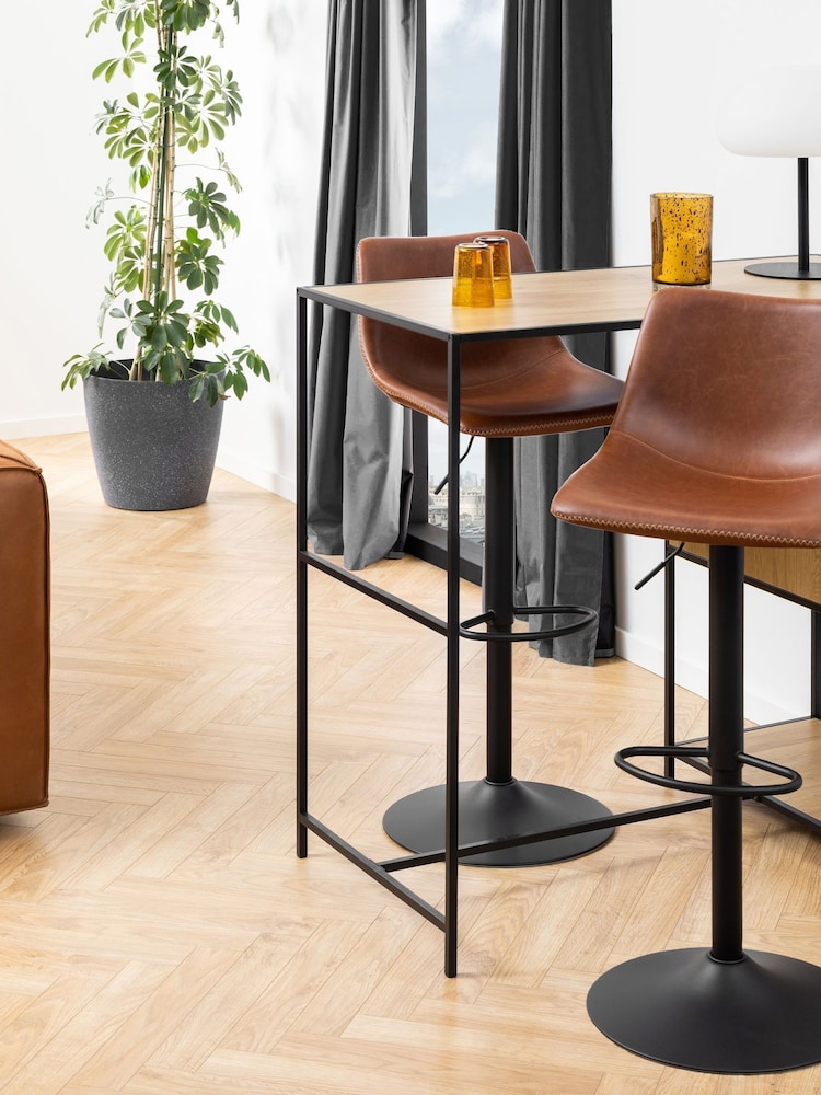 Actona Brown I_Oregon Bar Stool - Image 1 of 6