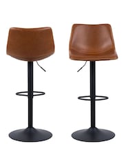 Actona Brown I_Oregon Bar Stool - Image 4 of 6