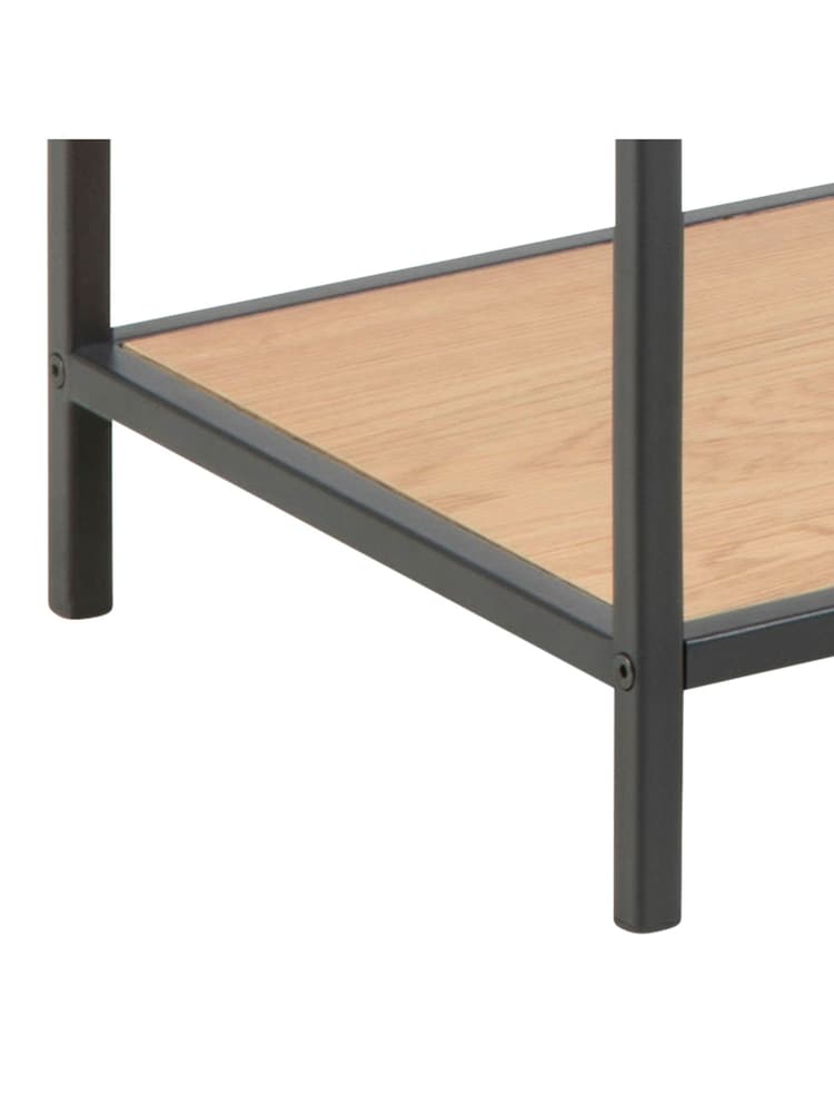Actona Black Oak Seaford Console Table with 2 Shelves - Image 6 of 6
