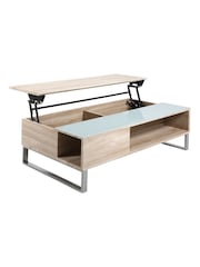 Actona Oak Azalea Lift Up Coffee Table - Image 6 of 6