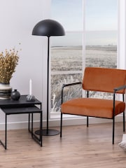Actona Set of 2 Black Infinity Nest of Tables - Image 2 of 6