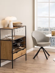 Actona Black Seaford Cabinet - Image 1 of 6