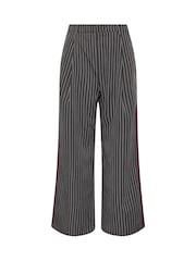 PixieGirl Petite Grey Boxer Pin Sidestripe Trousers - Image 5 of 5