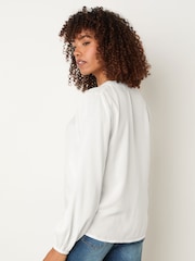 Camiseta de manga comprida com lavagem ácida M&Co - Imagem 3 de 5