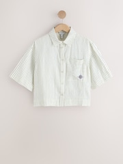 Ecru Stripe N. Premium Short Sleeve Shirt - Image 7 of 9