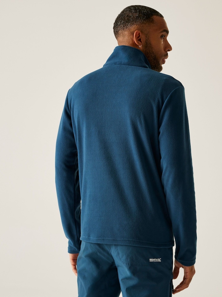 Regatta Light Blue Mens Thompson Lightweight Half Zip Fleece - Image 2 of 7 Regatta Light Blue Mens Thompson Lightweight Half Zip Fleece - Image 2 of 7