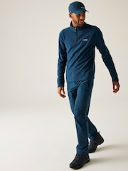 Regatta Light Blue Mens Thompson Lightweight Half Zip Fleece - Image 3 of 7