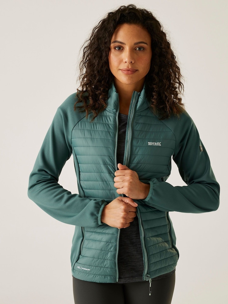Regatta Green Womens Clumber Hybrid Coat - Image 1 of 7 Regatta Green Womens Clumber Hybrid Coat - Image 1 of 7