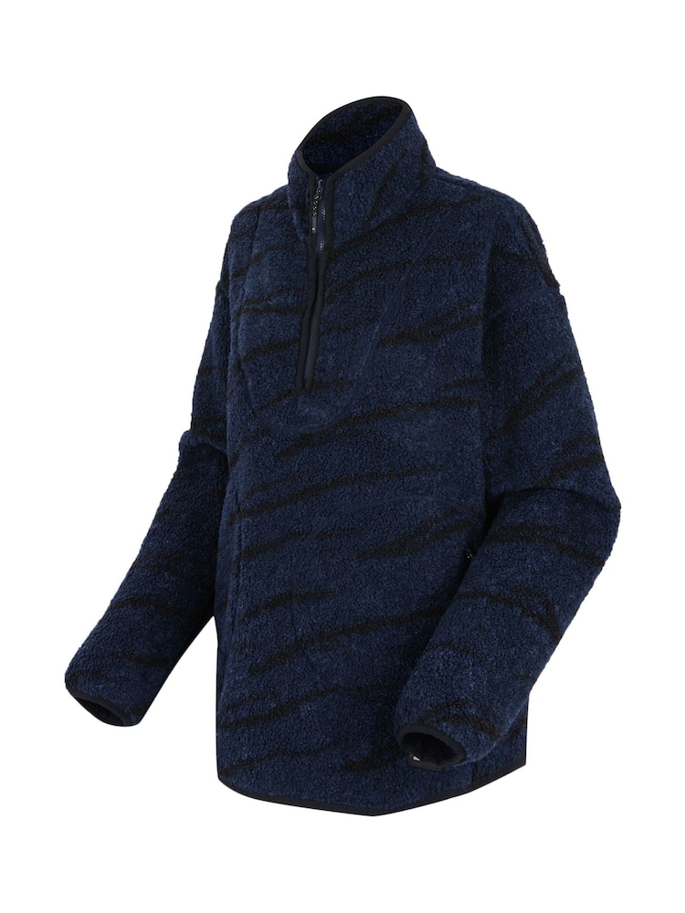 Regatta Blue Frankie Borg Half Zip Fleece - Image 7 of 7