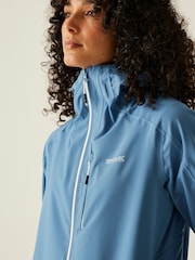 Regatta Light Blue Womens Birchdale II Waterproof Jacket - Image 4 of 9