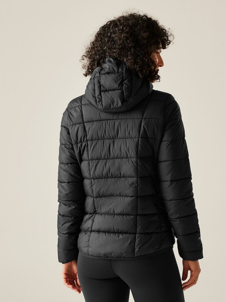 Regatta Black Womens Asper Midweight Coat - Image 2 of 7 Regatta Black Womens Asper Midweight Coat - Image 2 of 7