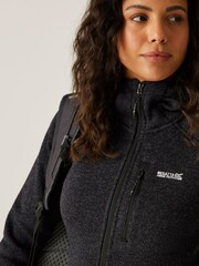 Regatta Black Womens Hooded Newhill Fleece - Image 4 of 7